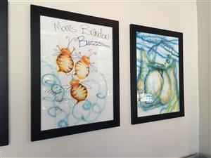 Drawings of bees 